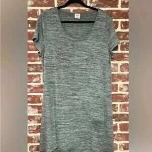 Casual Heather Gray Women's Short Sleeve Top